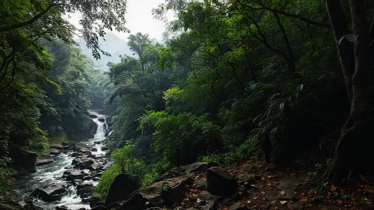 Selva profunda, misteriosa y natural