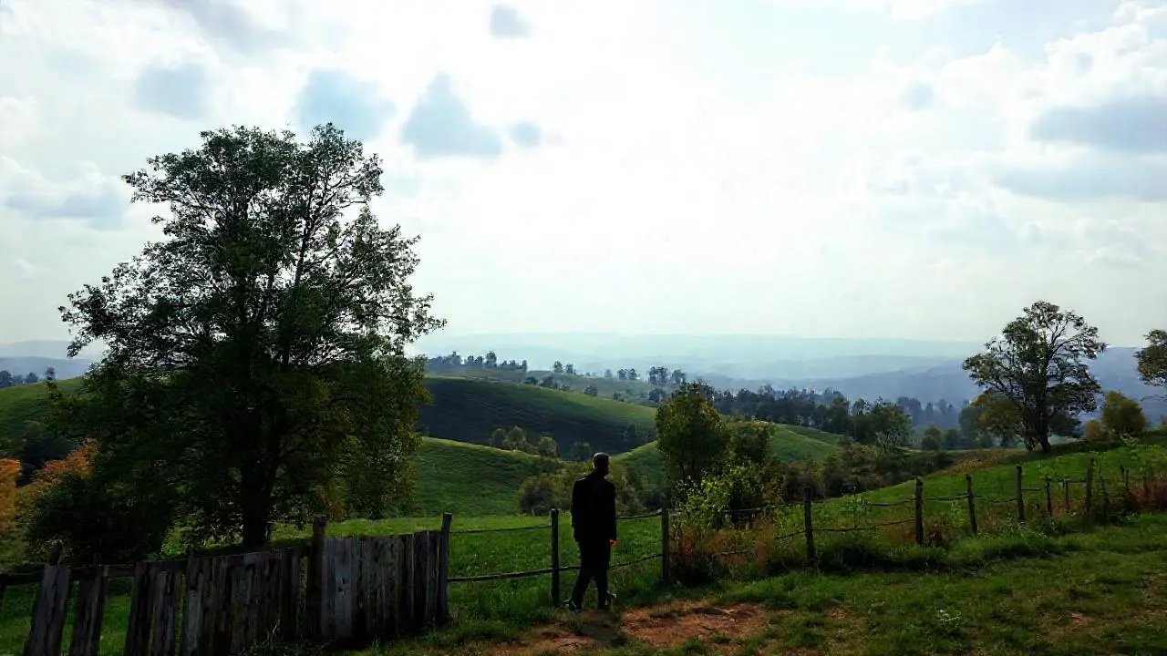 Paisaje rural, tranquilo y natural