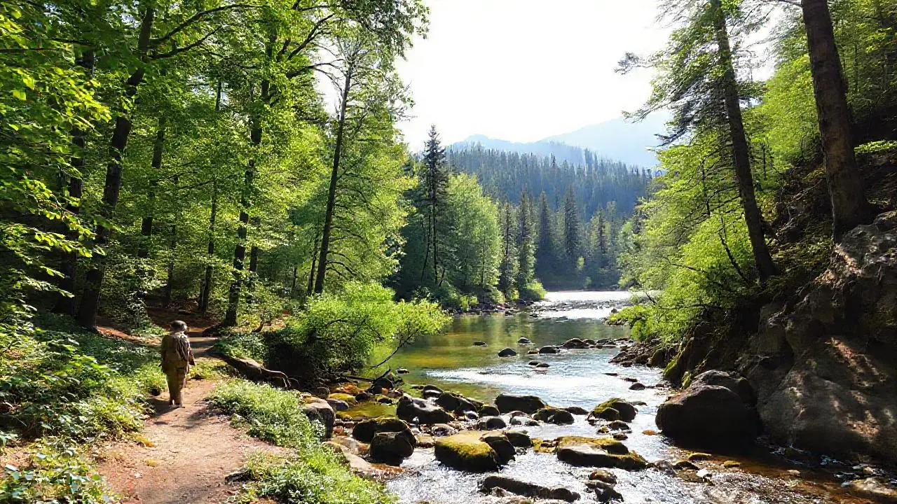 Un paisaje natural, tranquilo y exuberante
