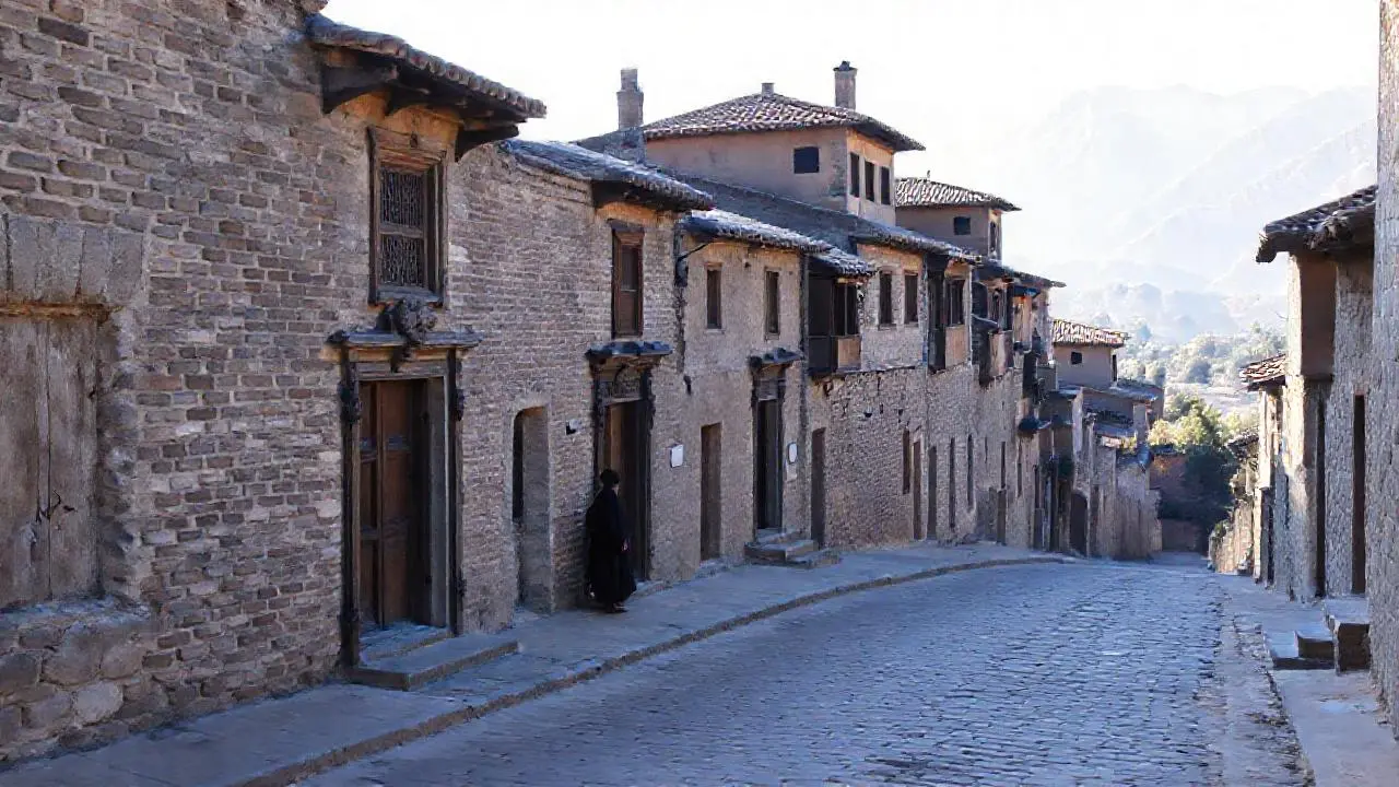 Un barrio antiguo, tranquilo y evocador