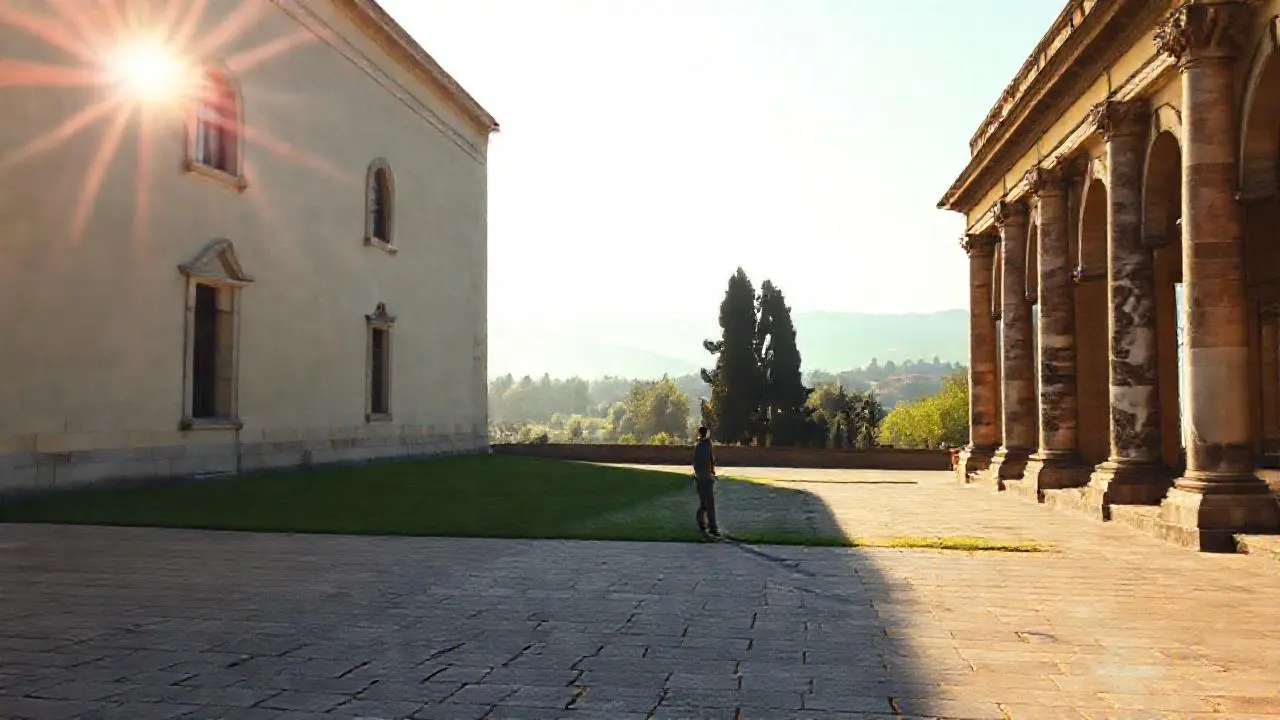 Paz serena en un paisaje toscano