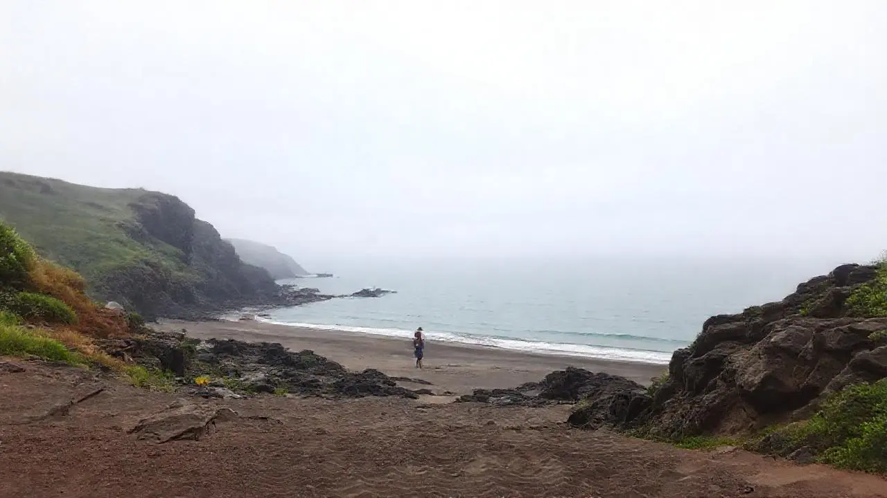 Paisaje costero sereno y natural