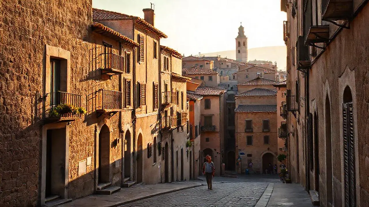 Un barrio antiguo, tranquilo y evocador