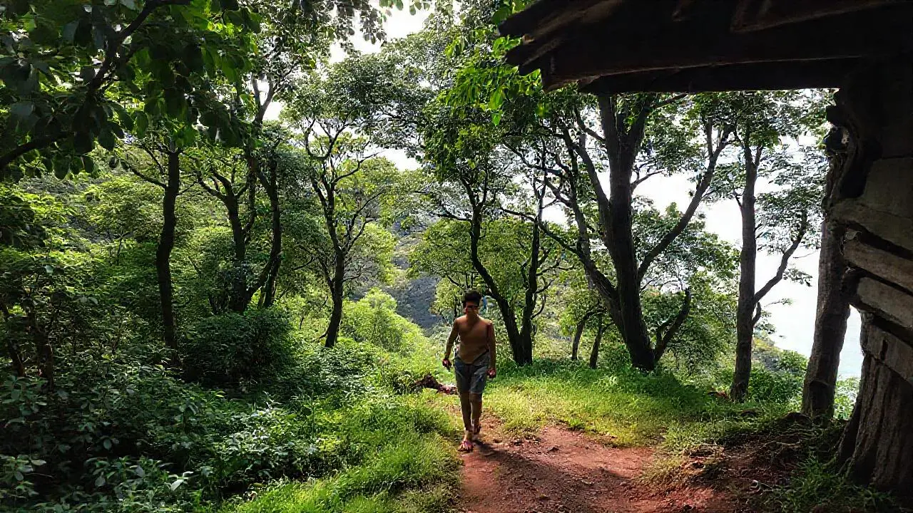 Paz natural, paisaje sereno y distante