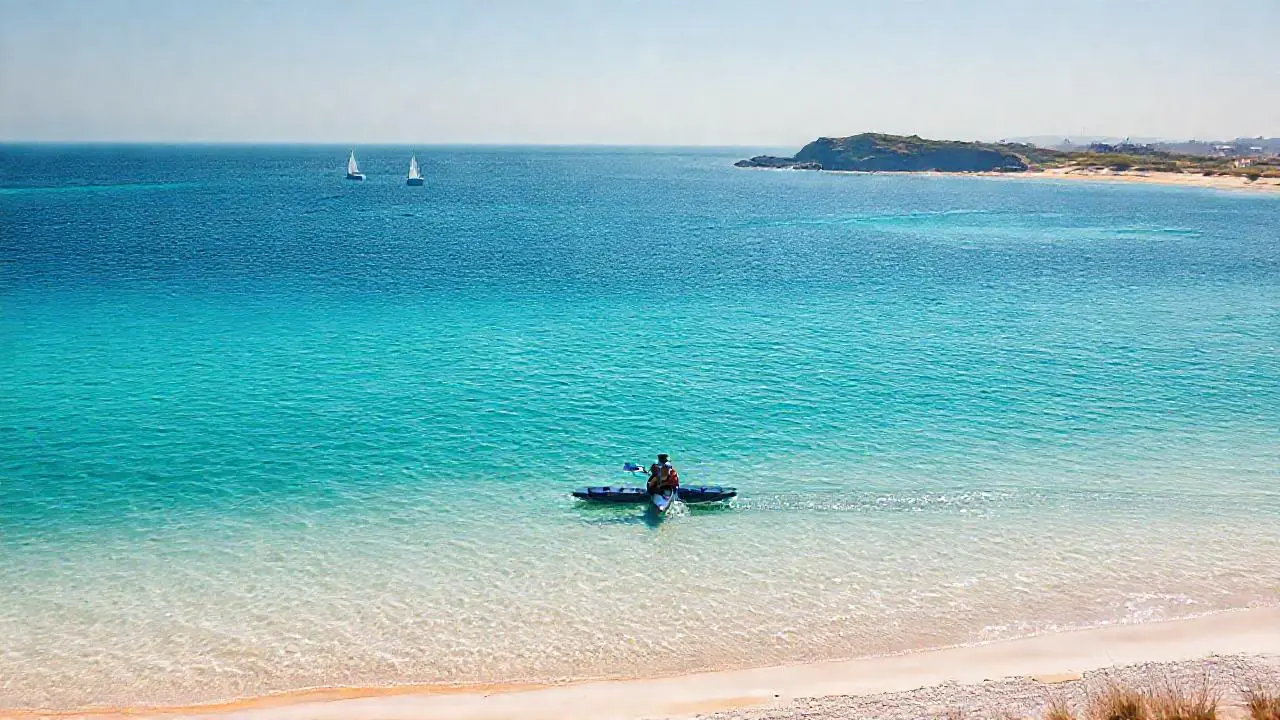 Paz y belleza costera natural