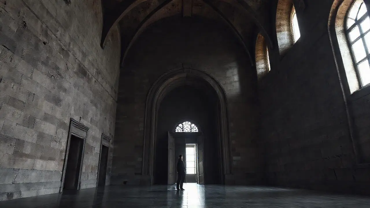 Un espacio antiguo, vasto y silencioso
