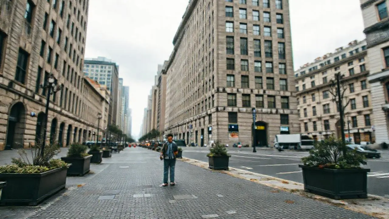 Urbana, densa y ligeramente melancólica vista