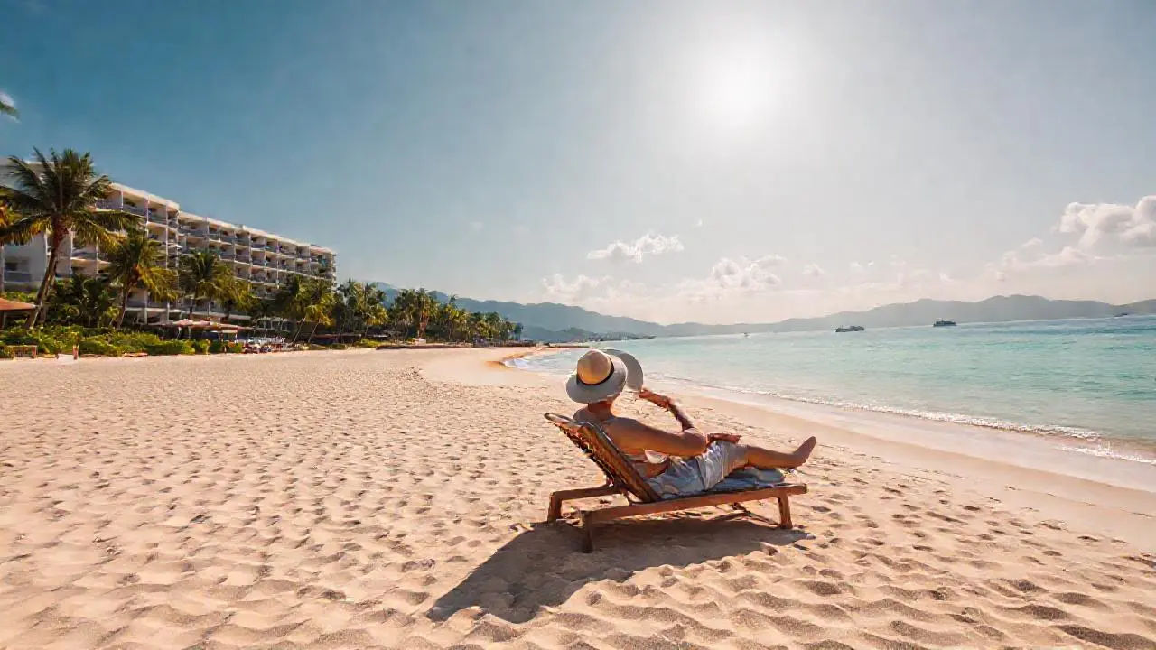 Paraíso tropical sereno y relajante