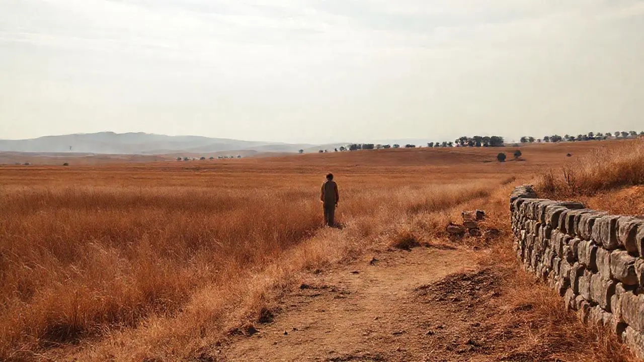 Paisaje rural, vasto, sereno y natural