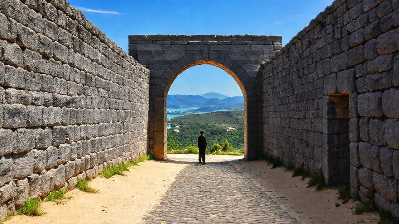 Paz y serenidad en un paisaje antiguo