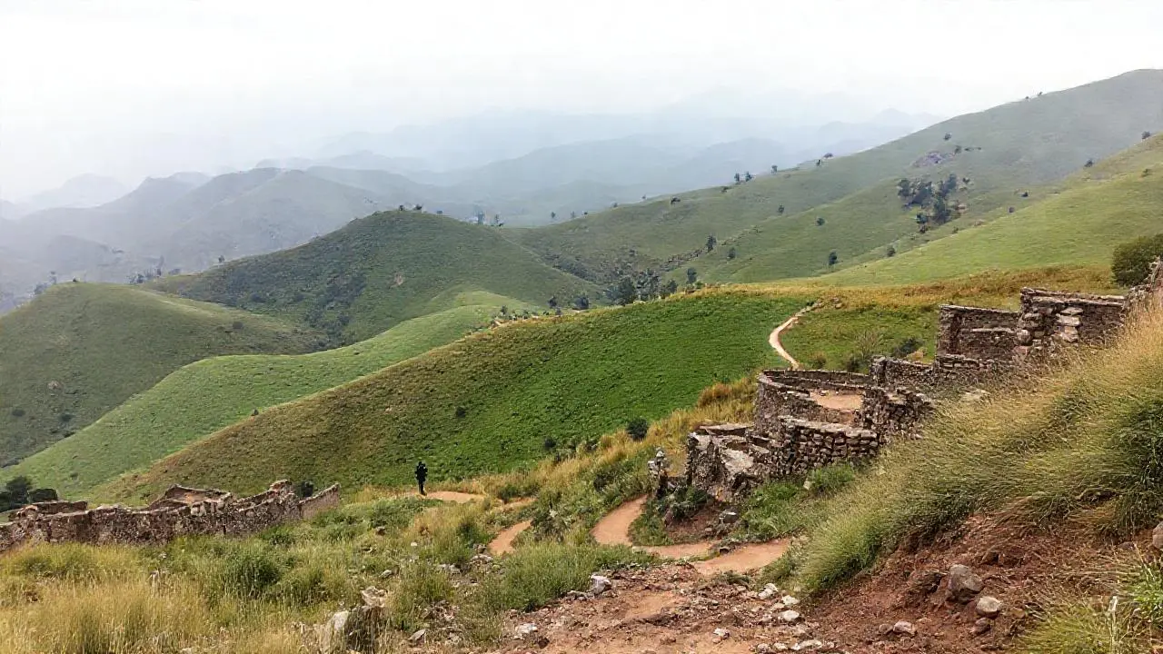 Paisaje agreste, solitario y silencioso