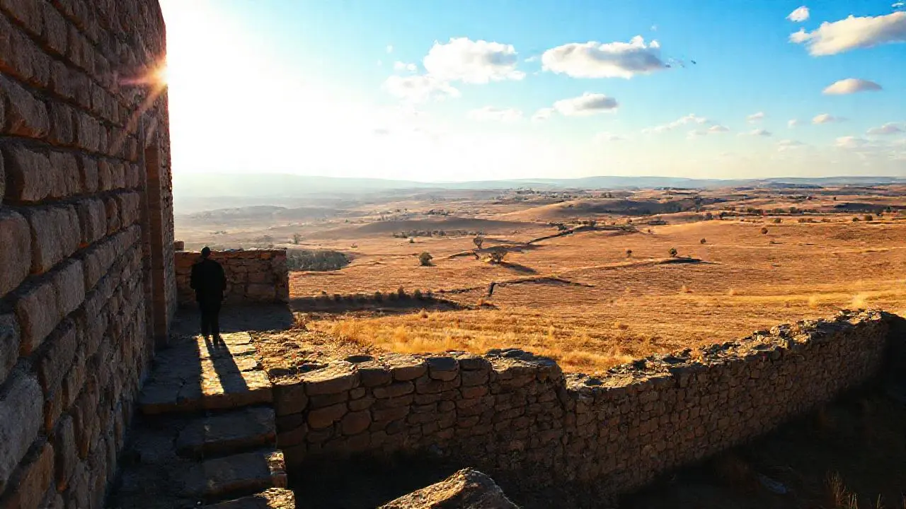 Paisaje vasto, natural, y ligeramente nostálgico