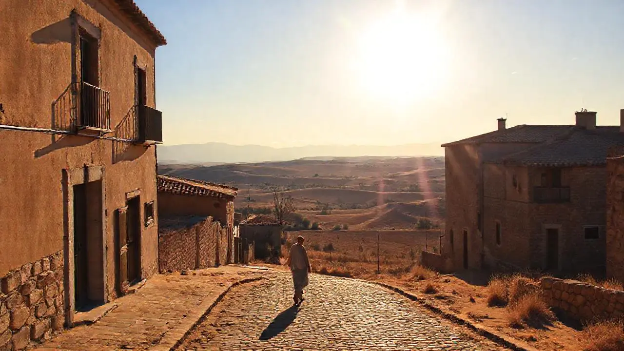 Paz rural, luz cálida y vastedad
