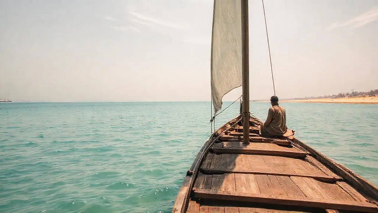 Paz y calma en un paisaje marino