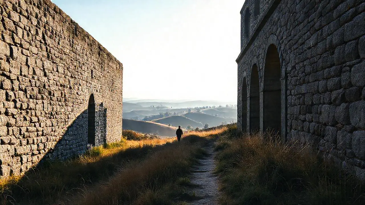 Paisaje sereno y vasto, lleno de calma