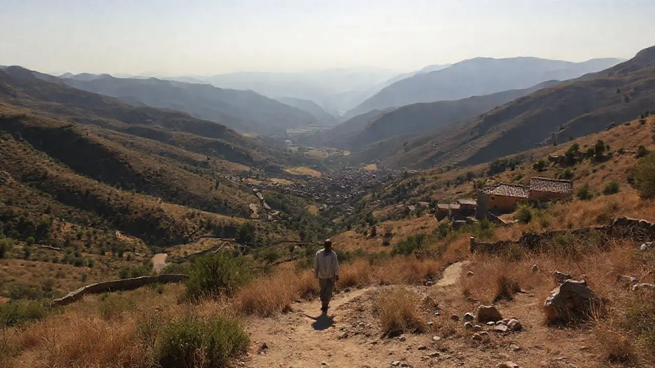 Paisaje rural, tranquilo y con profundidad