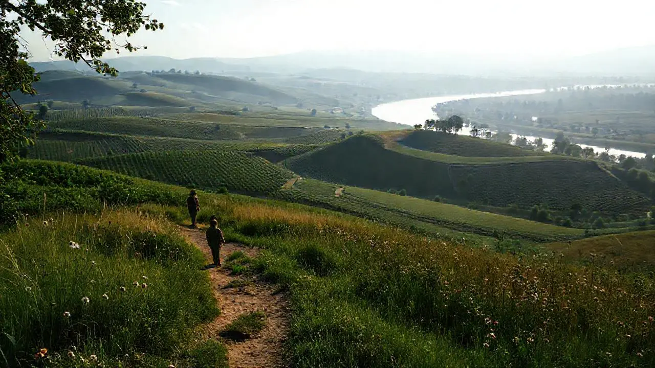 Paisaje rural tranquilo y sereno