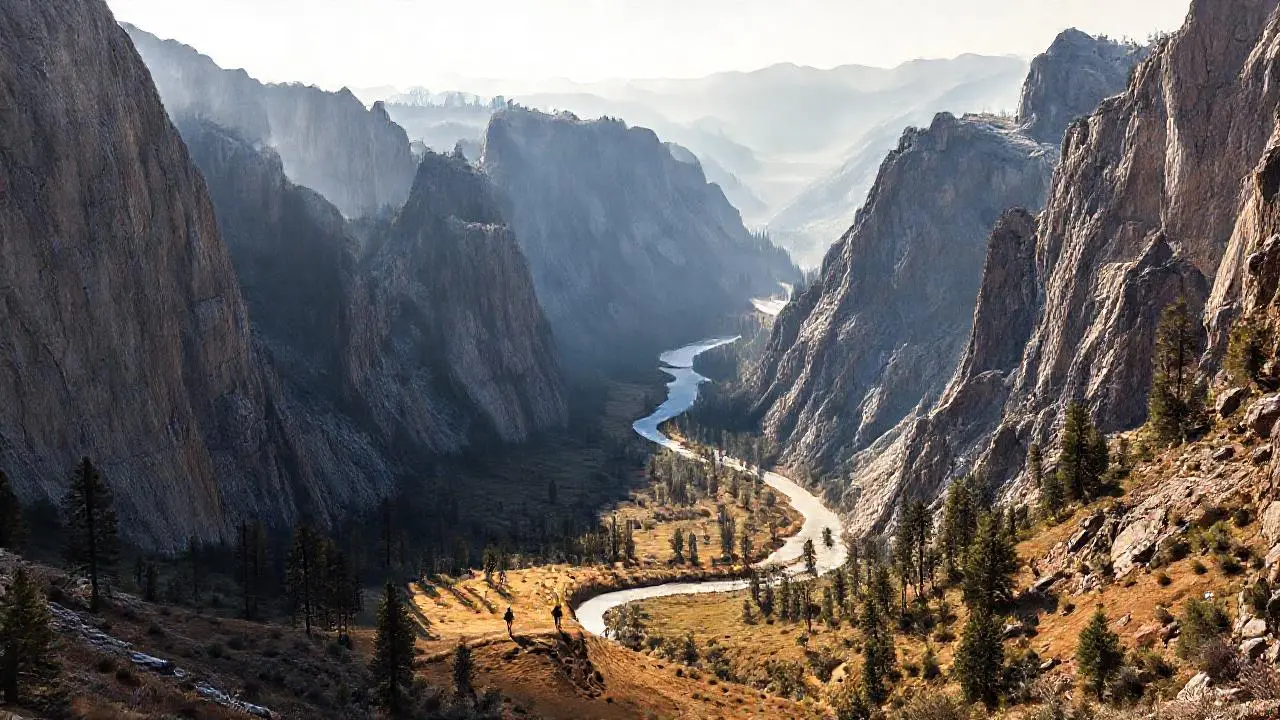 Paisaje natural sereno y vasto