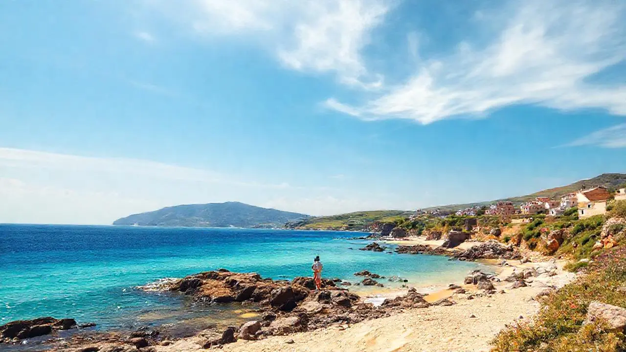 Paz natural en un paisaje amplio