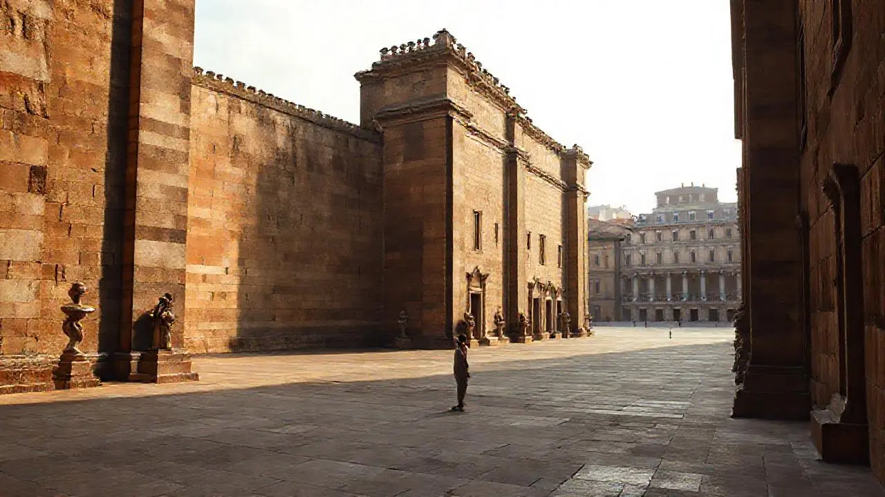 Arquitectura clásica, tranquila y serena