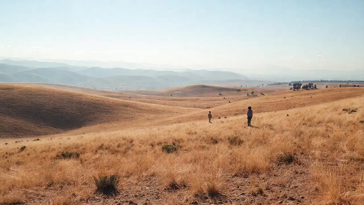 Paisaje abierto, natural y sereno