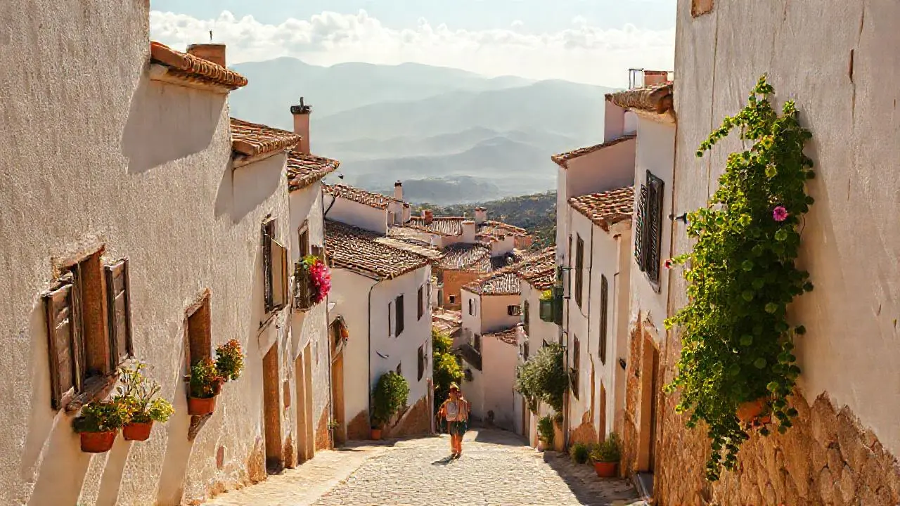 Paz y belleza en un pueblo español