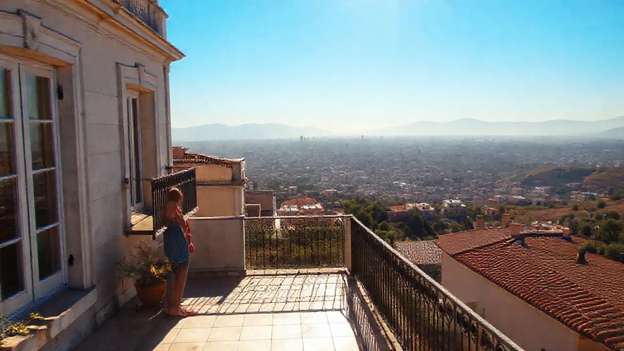 Paz y calma en una vista serena