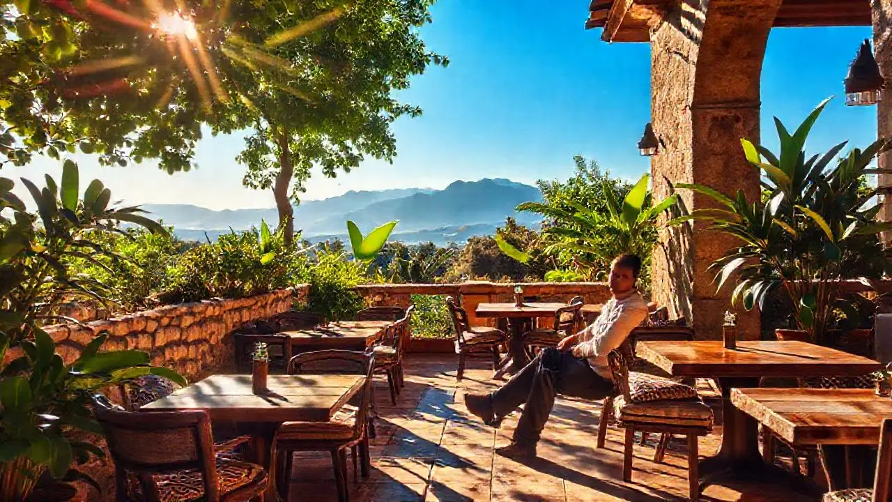 Paz y luz en un entorno natural