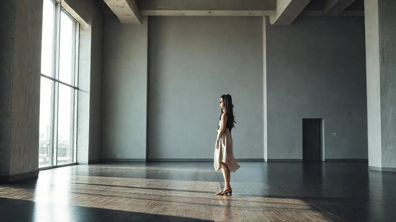 Ambiente sereno y elegante, espacio abierto