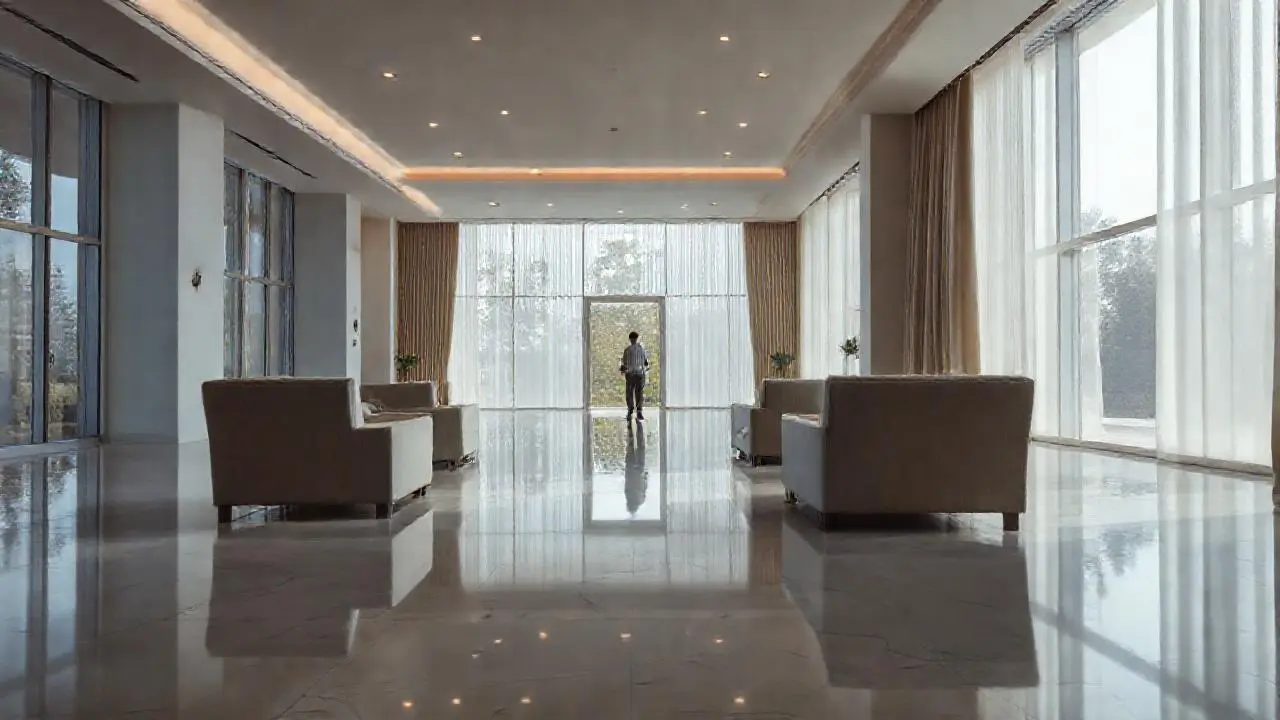 Ambiente elegante, luminoso y espacioso