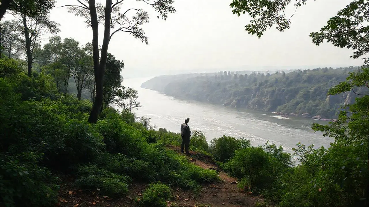 Paisaje tranquilo, amplio y natural