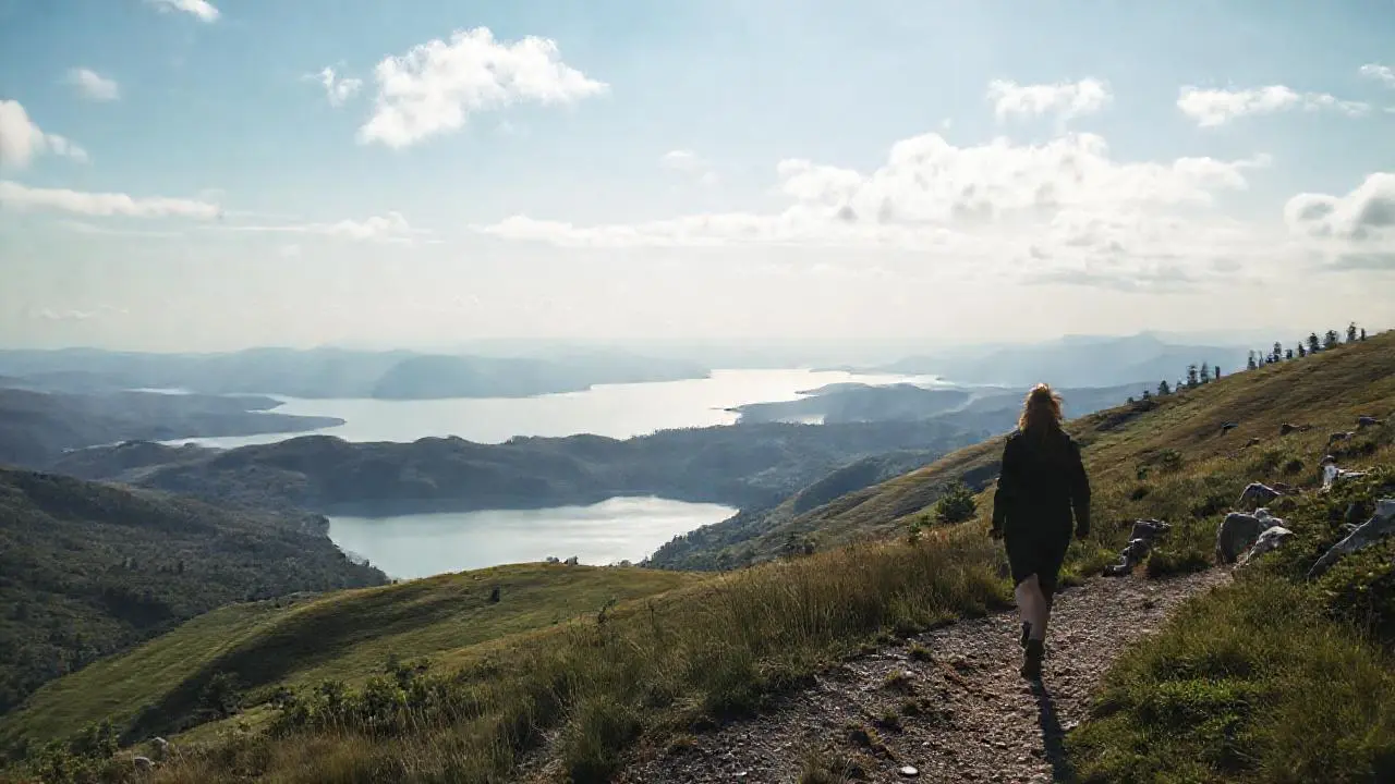 Paisaje sereno, natural y atmosférico