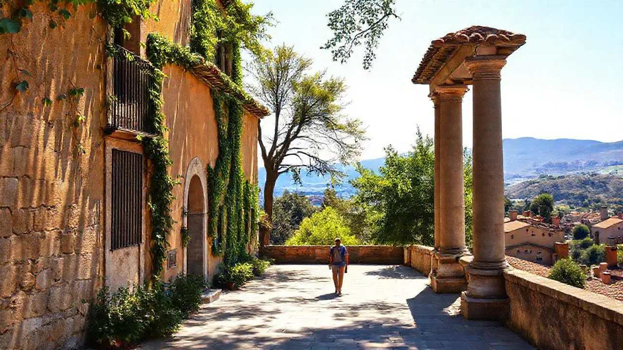 Paz, luz y arquitectura antigua