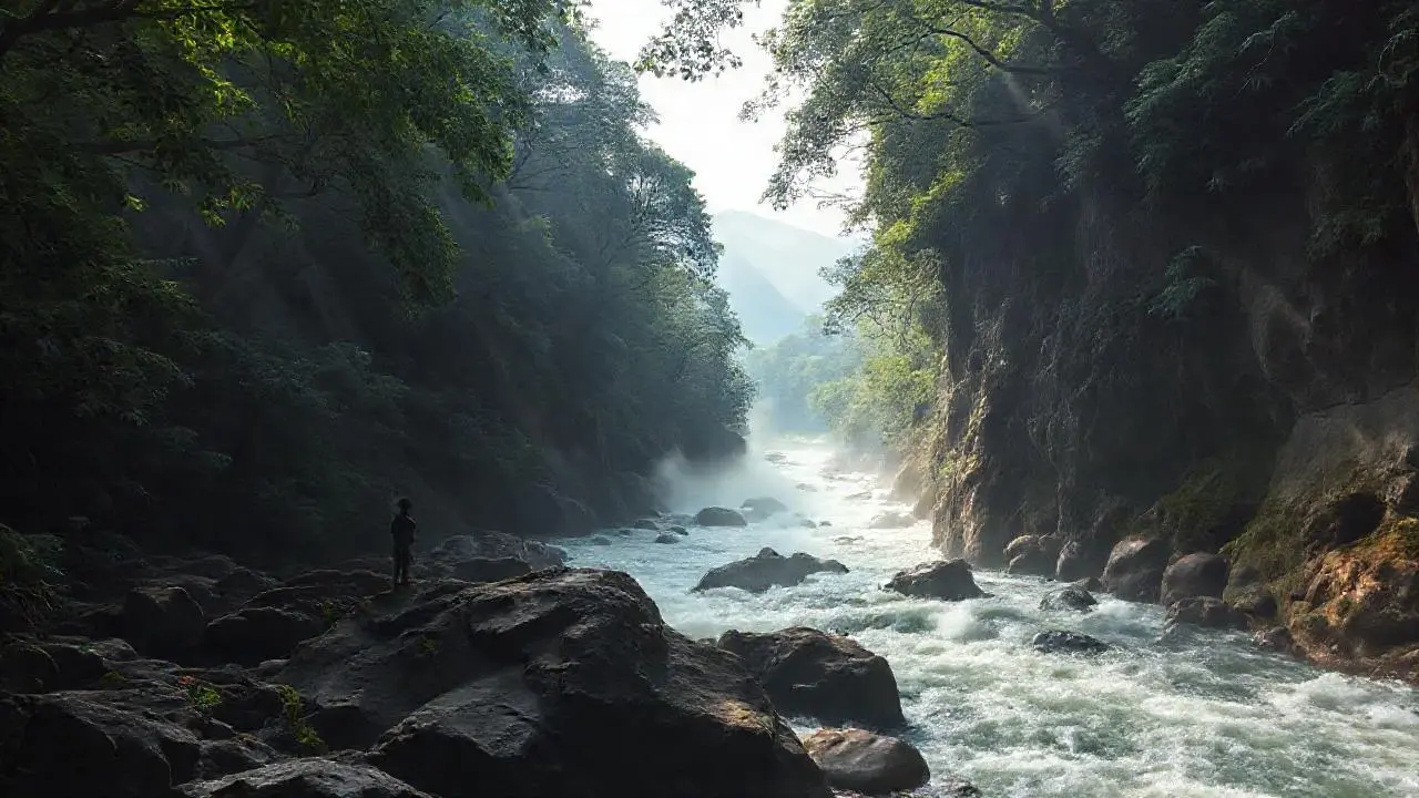 Selva salvaje, imponente y misteriosa