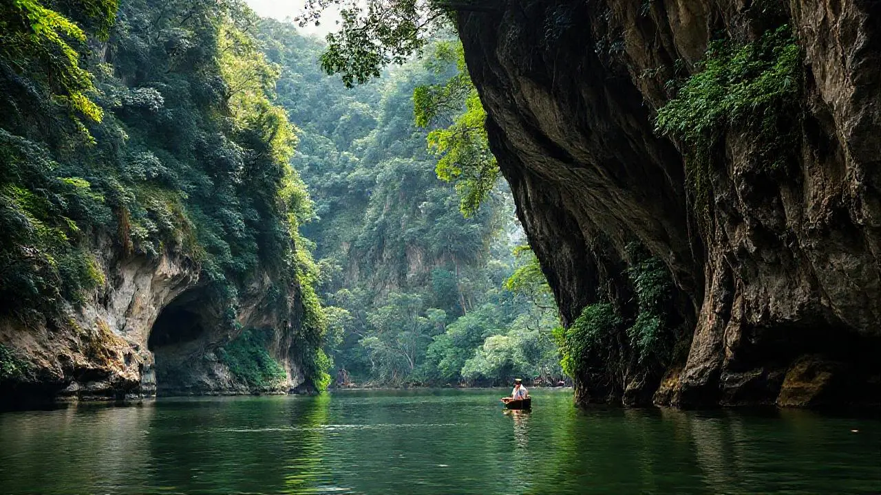 Paisaje natural sereno y vasto