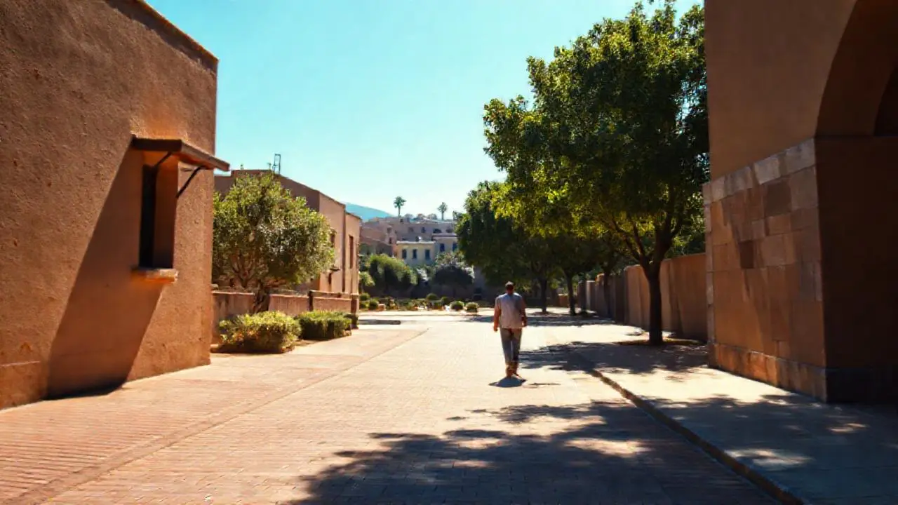 Escena diurna, serena y ligeramente difusa