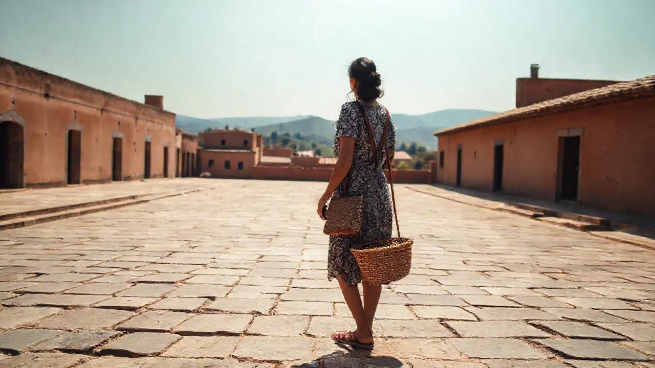 Paz rural, luz suave y colores desvanecidos