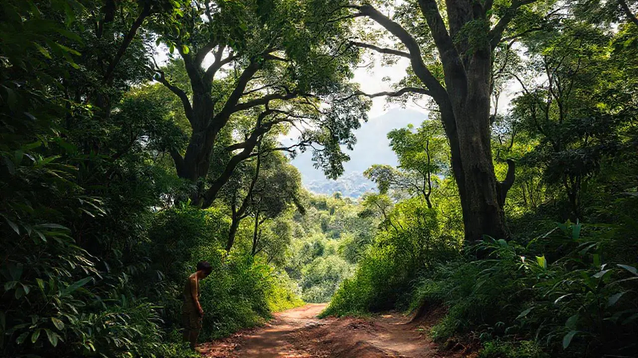 Selva profunda, serena y llena de vida
