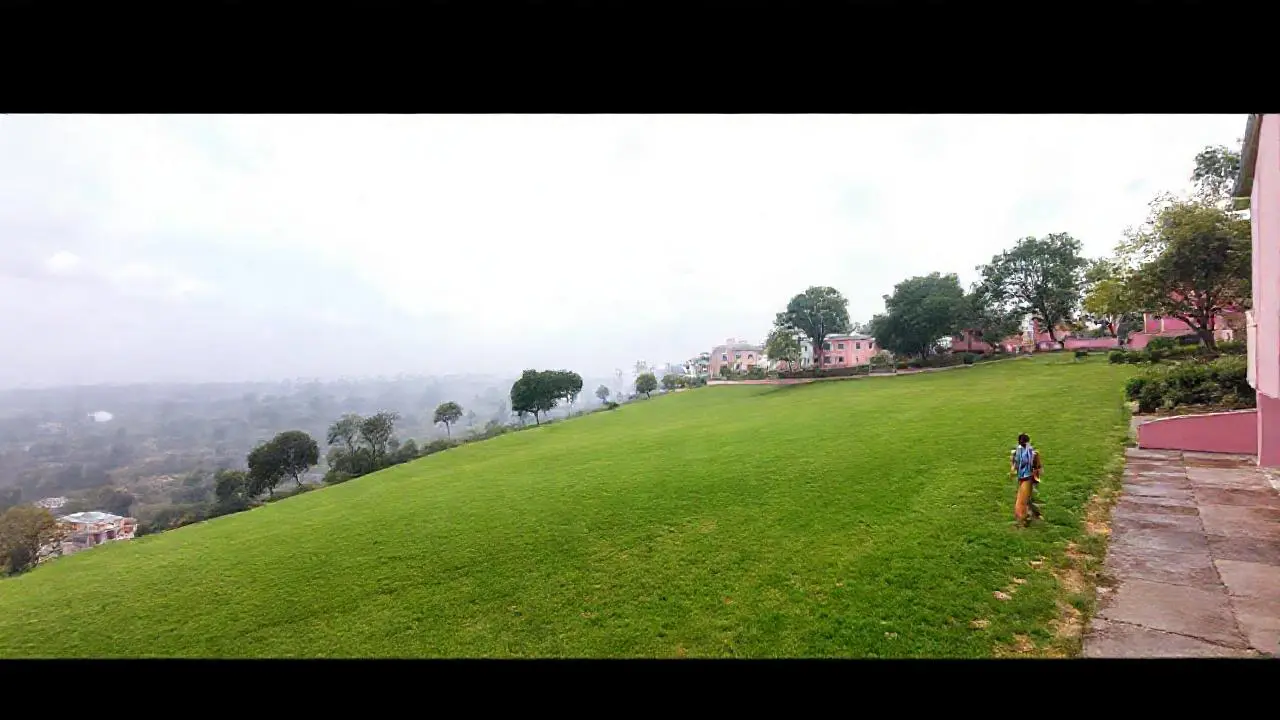 Escena tranquila y realista de un paisaje