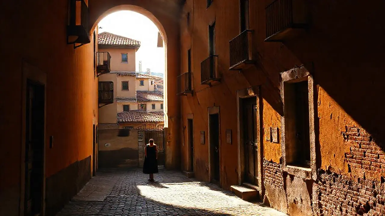 Un patio antiguo, lleno de misterio