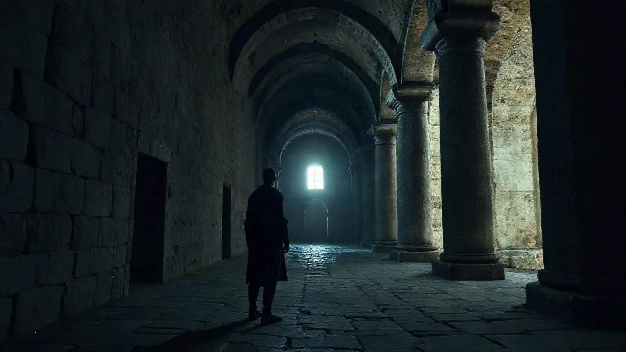 Antigua estancia pétrea, misteriosa y grandiosa
