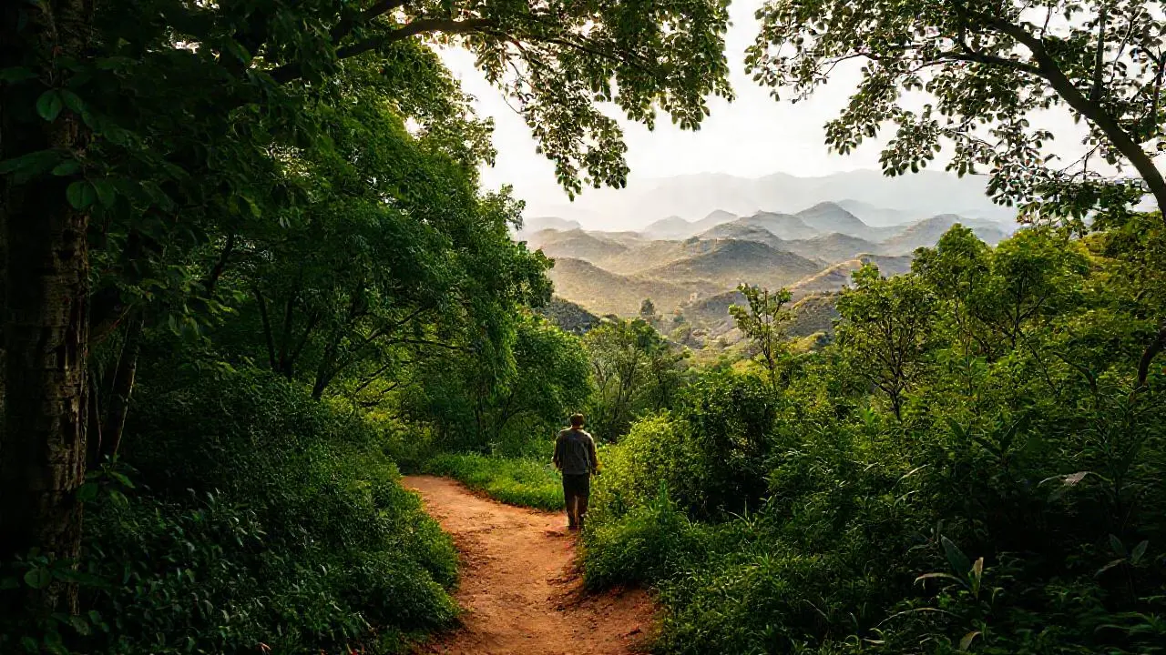 Paisaje natural sereno y profundo