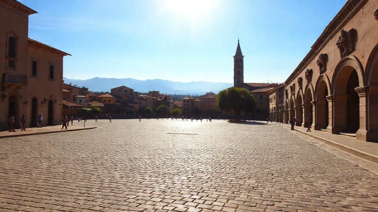 Paz urbana, luz suave y detalles envejecidos