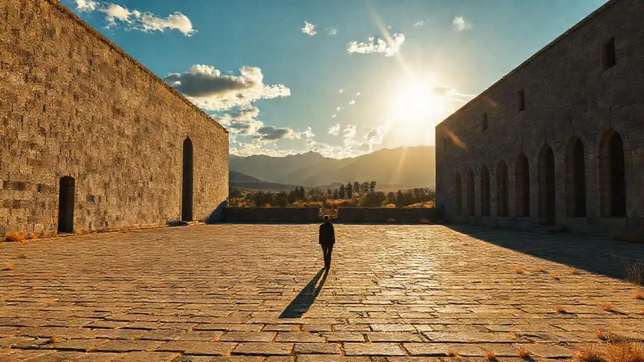 Arquitectura silenciosa, vasta y serena