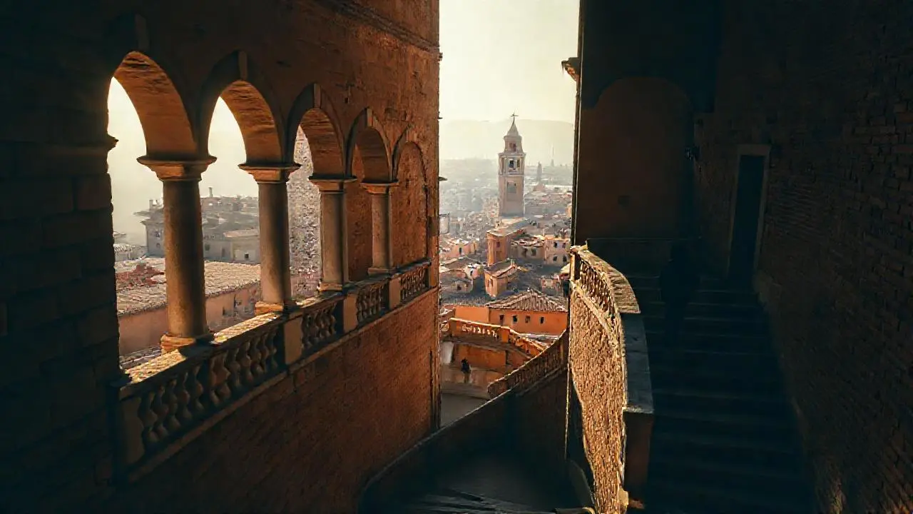 Un tranquilo y antiguo espacio veneciano