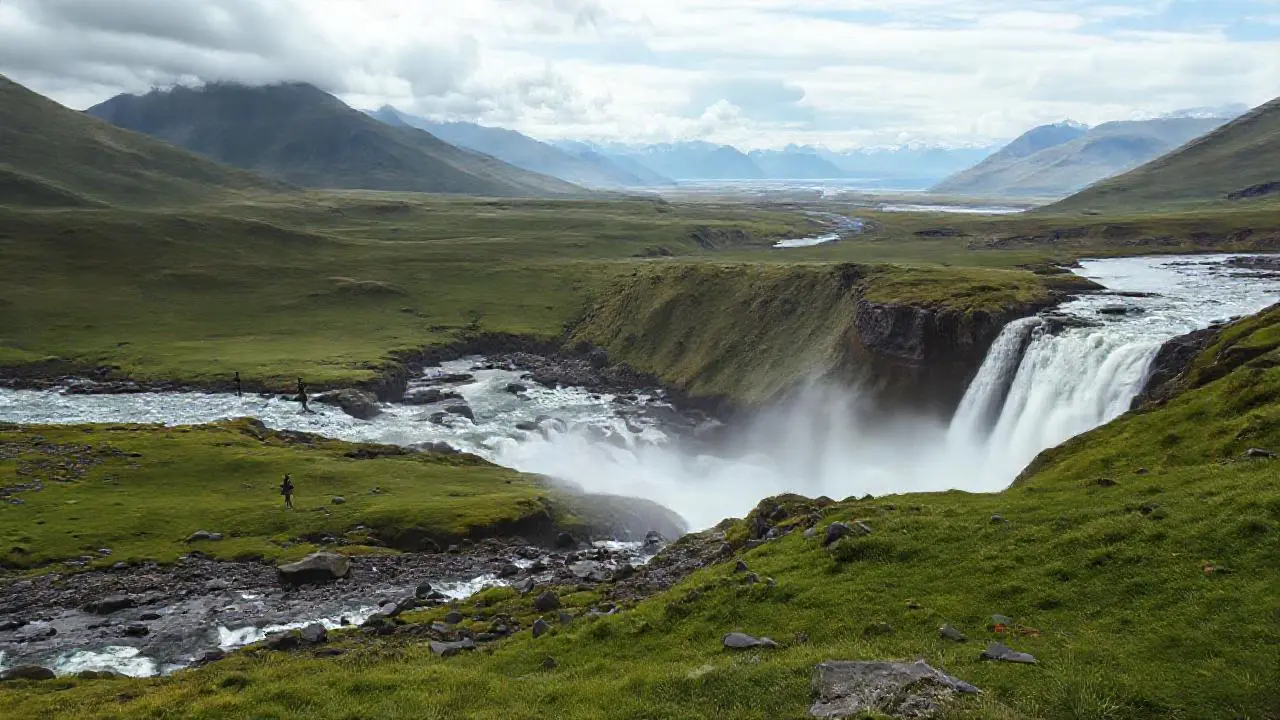 Paisaje extenso, natural y sereno