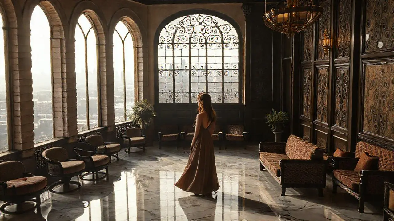 Ambiente elegante y atemporal en un espacio amplio