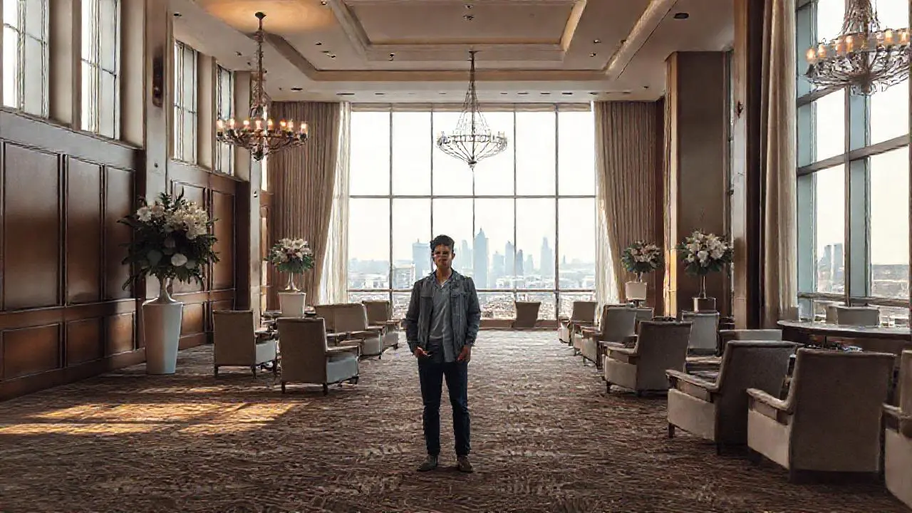 Ambiente elegante, amplio y luminoso