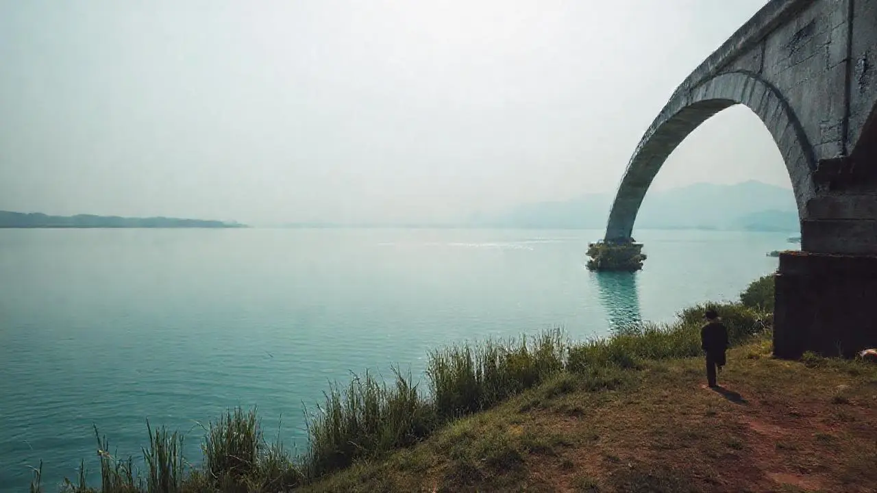 Paz serena en un paisaje natural