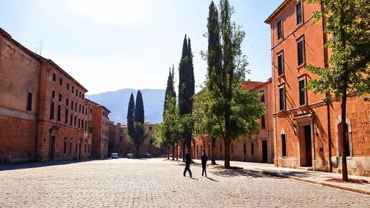 Paz atmosférica en un espacio antiguo